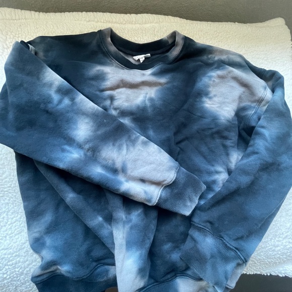 Nia Long Sleeve Crew Neck Oversized Tie Dye Coordinating Pullover - Picture 3 of 4